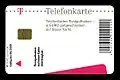 Guthaben-Erstattungskarte Telefonkarte PD (2006) als Erstattungskarte: Telefonkarten-Restguthaben – in EURO gutgeschrieben auf dieser Karte. Restguthaben auf neue Karte übertragbar.