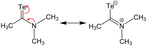 Mesomere Grenzstrukturen von Telluroamiden am Beispiel von N,N-Dimethylethantelluroamid