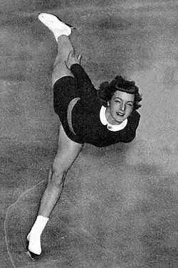 Tenley Albright in Tokyo 1953