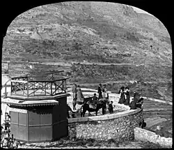 Aussichtsplattform am Bahnhof von La Turbie