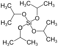 Strukturformel von Tetraisopropylorthosilicat