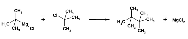 Synthese von Tetramethylbutan