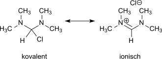 Mesomerie von N,N,N′,N′-Tetramethylformamidiniumchlorid
