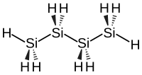 Struktur von Tetrasilan