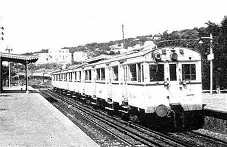 „Petit train blanc“ in Sidi Bou-Saïd, 1960
