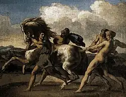 Théodore Géricault, Cheval arrêté par des esclaves