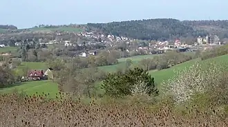 Beide Wern-Arme oberhalb von Thüngen