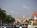 Thanon Ratchadamnoen Klang und Demokratiedenkmal