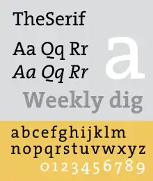 Thesis Serif