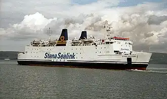 Die Stena Galloway in den Farben von Stena Sealink