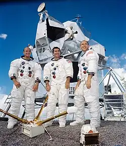 Apollo 12 – v. l. n. r. Pete Conrad, Richard Gordon, Alan Bean