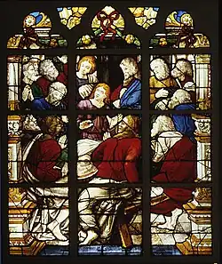 Die Jünger in dem Söller, Kirchenfenster (1535–1550)