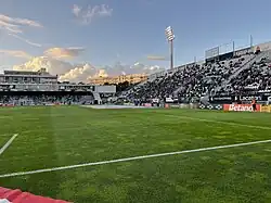Das Estádio do São Luis während eines Spiels der Primeira Liga zwischen SC Farense und AVS Futebol (März 2025)