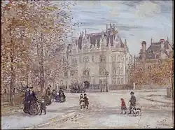Die Villa auf einem Gemälde von Jean-François Raffaëlli (1899)