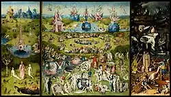 Der Garten der Lüste von Hieronymus Bosch; Museo del Prado (Madrid)