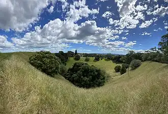 Krater des Mount Saint John