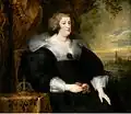 Anthonis van Dyck: Maria von Medici im Exil