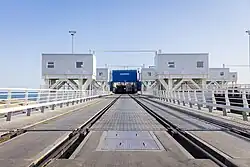 Der neue Hafen in Baku bei Alat