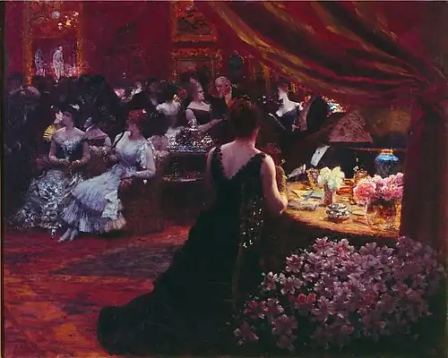 Salon der Prinzessin Mathilde (1883, von Giuseppe De Nittis)