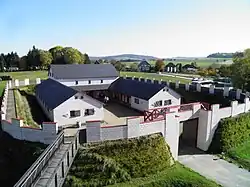 Das Kleinkastell vom Wachturm aus