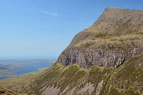 Südwestabbruch am Creag nan Calman