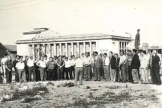 Beginn der Arbeiten für ein Kulturhaus im bulgarischen Rakovski am 22. Mai 1986
