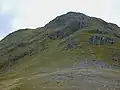 Der Gipfelbereich des A’ Ghlas-bheinn von Nordosten, aus dem Sattel zum Creag na Saobhie