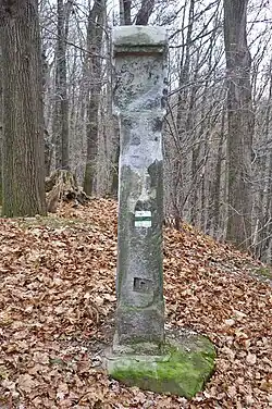 Thelersäule oberhalb des Stieflitzgrunds