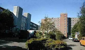 Internat III, Haupteingang, Internat II