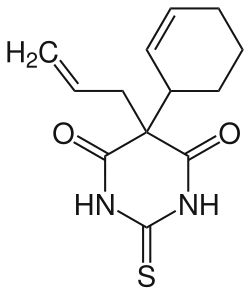Struktur von Thialbarbital
