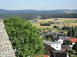 Blick vom Bergfried in Richtung Norden