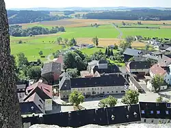 Blick vom Bergfried in Richtung Osten