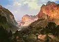 Gemälde des Golden Gate Canyon von Thomas Moran aus dem Jahr 1893