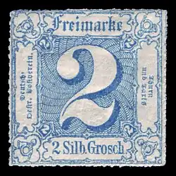 2 Silbergroschen von 1865