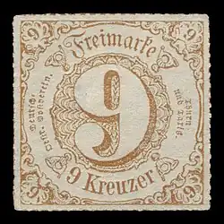 9 Kreuzer von 1866 (54I)