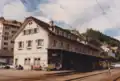 Der Bahnhof von Thusis (1990). Abgebrochen 1992