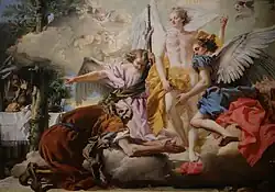 Tiepolo: Abraham mit drei Engeln