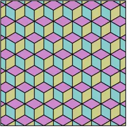 Duale Parkettierung einer archimedischen Parkettierung