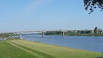 Brücke über die Atamata bei Rusne