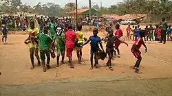 Schulkinder in Tinto