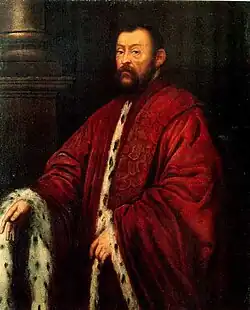 Marcantonio Barbaro (1518–1595), Porträt von Tintoretto