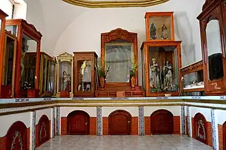 Sakristei der Kirche