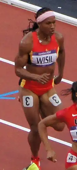 Toea Wisil Rang sieben in 23,93&nbsp;s