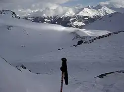 Blick durchs «Törbeltelli» (unterhalb des Augstbordhorns)