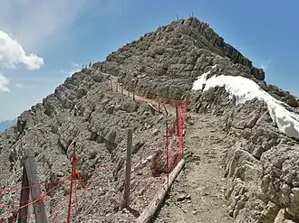 Gipfelaufbau der Tofana di Mezzo