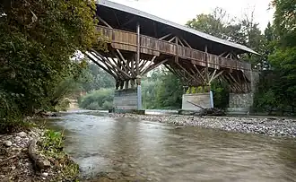 Alte Letzibrücke von Lütisburg über den Necker