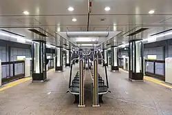 Bahnsteig des U-Bahnhofs