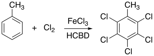 Chlorierung von Toluol