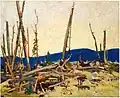 Burnt Land, Frühling 1915. National Gallery of Canada – Musée des beaux-arts du Canada
