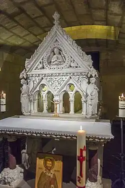 Grab Willibrords in der Krypta